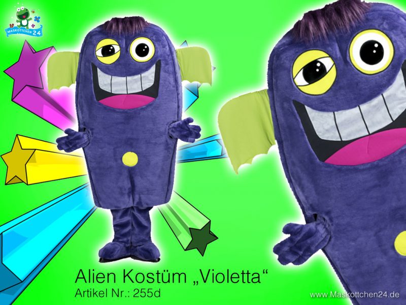 Alien Objekt Kostüm Maskottchen 255d