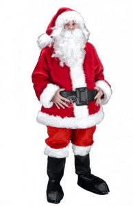 Weihnachtsmann Nikolaus Weihnachten Maskottchen Lauffiguren Kostüme. Produktion Herstellung Professionell bei www.Maskottchen-shop.de