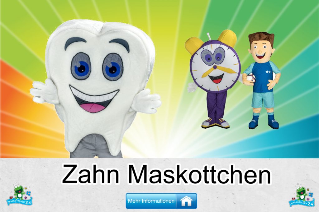 Zahn-Kostueme-Maskottchen-Karneval-Produktion-Firma-Bau